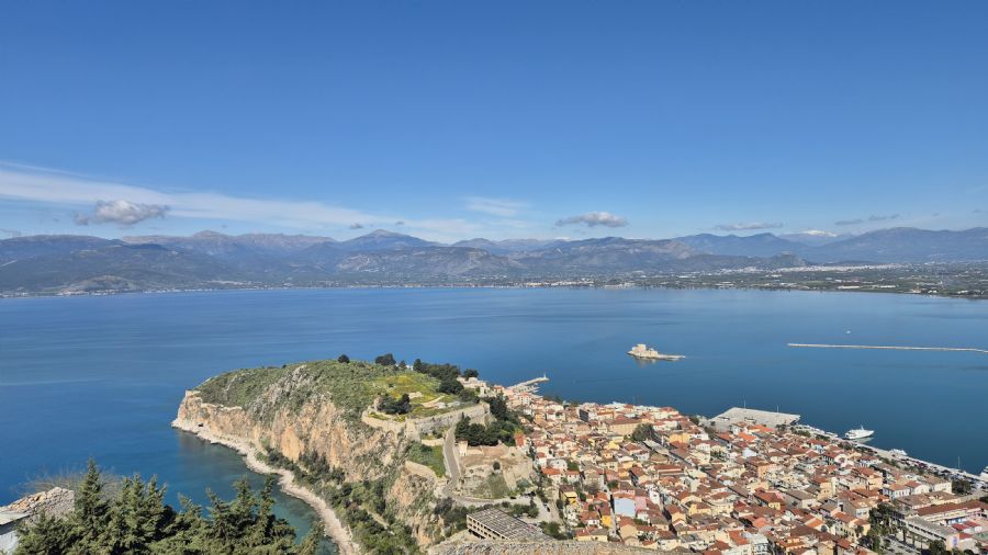 נאפפליו, הנוף ממצודת פלמידי